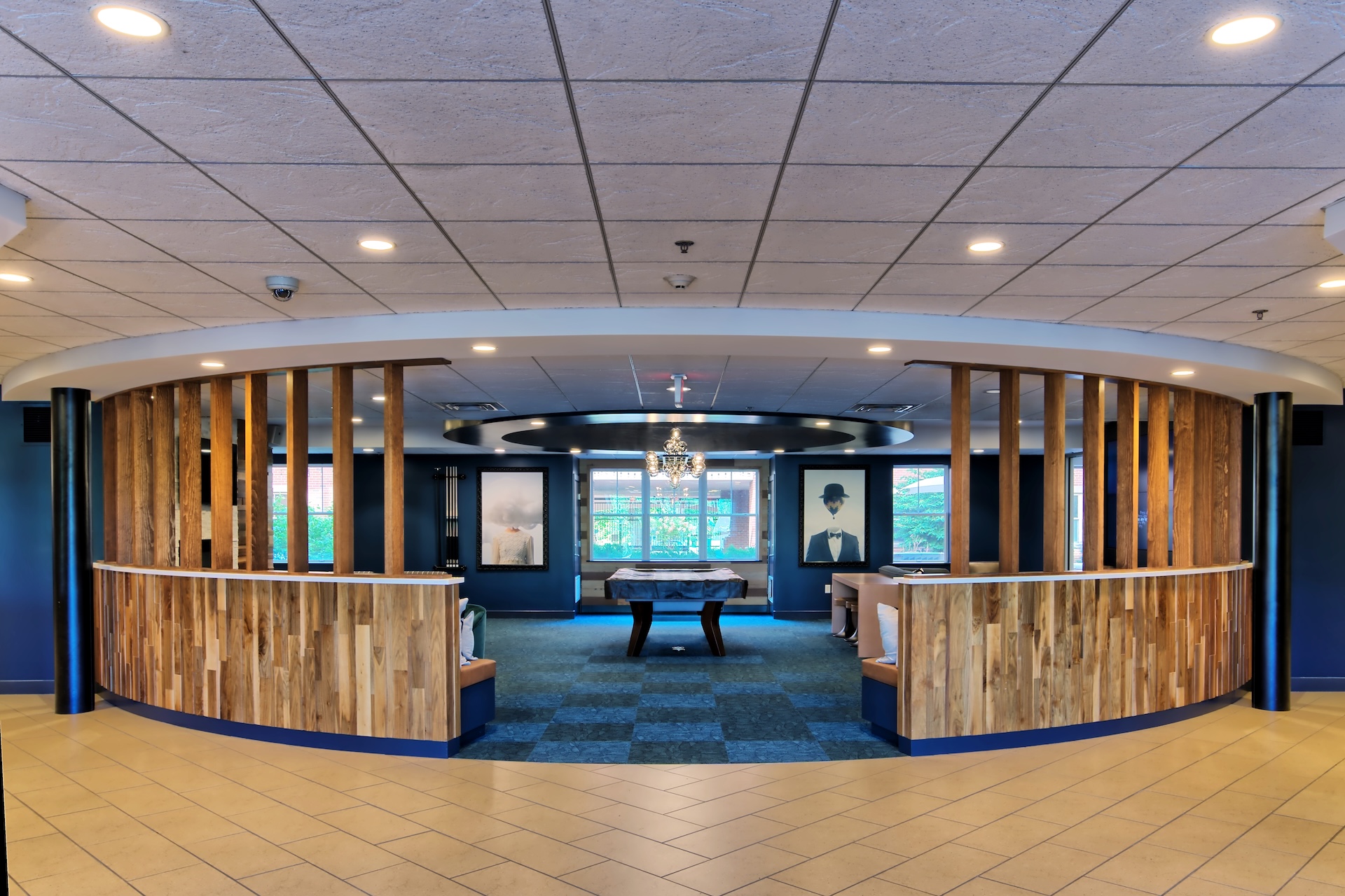 interior twin river commons clubhouse